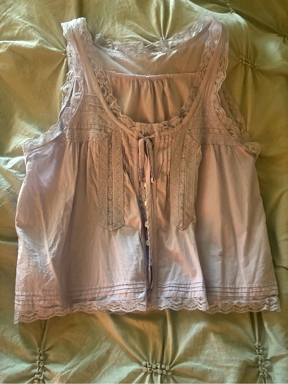 Women’s Tank Top, Size M, Lightweight and Lacy